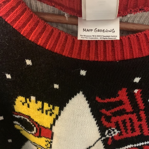 Simpsons Ugly Christmas Sweater - Picture 3 of 4